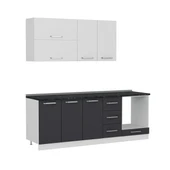 Minar 220 Cm Mutfak Dolabı Beyaz Antrasit 220-A7 - 6