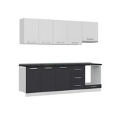 Minar 250 Cm Mutfak Dolabı Beyaz Antrasit 250-A5 thumbnail 6