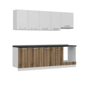 Minar 245 Cm Mutfak Dolabı Beyaz Dore 245-D9 thumbnail 6