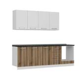 Minar 245 Cm Mutfak Dolabı Beyaz Dore 245-D7 thumbnail 6