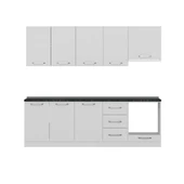 Minar 245 Cm Mutfak Dolabı Beyaz 245-B9 thumbnail 5