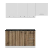 Minar 205 Cm Mutfak Dolabı Beyaz Dore 205-D4 thumbnail 5