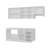 Minar 245 Cm Mutfak Dolabı Beyaz Dore 245-D8 thumbnail 4