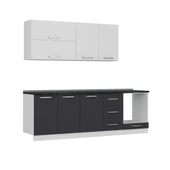 Minar 245 Cm Mutfak Dolabı Beyaz Antrasit 245-A4 thumbnail 6