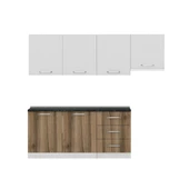 Minar 240 Cm Mutfak Dolabı Beyaz Dore 240-D8 thumbnail 5