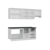 Minar 250 Cm Mutfak Dolabı Beyaz Antrasit 250-A7 thumbnail 7