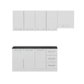 Minar 220 Cm Mutfak Dolabı Beyaz 220-B5 thumbnail 5