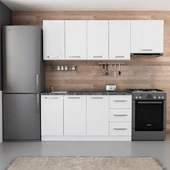 Minar 220 Cm Mutfak Dolabı Beyaz 220-B5 thumbnail 1