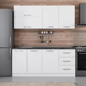 Minar 190 Cm Mutfak Dolabı Beyaz 190-B2 - 1