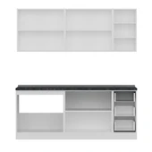 Minar 200 Cm Mutfak Dolabı Beyaz 200-B1 thumbnail 2