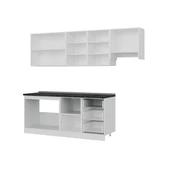 Minar 250 Cm Mutfak Dolabı Beyaz Dore 250-D4 thumbnail 4