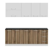 Minar 215 Cm Mutfak Dolabı Beyaz Dore 215-D1 thumbnail 5