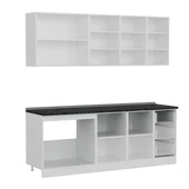 Minar 215 Cm Mutfak Dolabı Beyaz Dore 215-D1 thumbnail 7