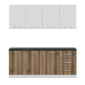 Minar 200 Cm Mutfak Dolabı Beyaz Dore 200-D2 thumbnail 6