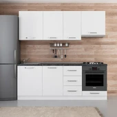 Minar 215 Cm Mutfak Dolabı Beyaz 215-B5 thumbnail 1