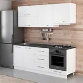 Minar 210 Cm Mutfak Dolabı Beyaz 210-B5 thumbnail 3