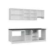 Minar 250 Cm Mutfak Dolabı Beyaz Dore 250-D5 thumbnail 7