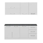 Minar 190 Cm Mutfak Dolabı Beyaz 190-B2 - 6