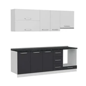 Minar 230 Cm Mutfak Dolabı Beyaz Antrasit 230-A5 thumbnail 6