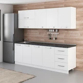 Minar 240 Cm Mutfak Dolabı Beyaz 240-B2 thumbnail 3