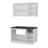 Minar 135 Cm Mutfak Dolabı Beyaz 135-B2 thumbnail 4