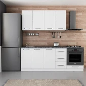 Minar 220 Cm Mutfak Dolabı Beyaz 220-B4 thumbnail 1