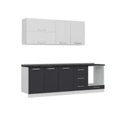 Minar 250 Cm Mutfak Dolabı Beyaz Antrasit 250-A6 thumbnail 6