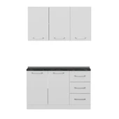 Minar 135 Cm Mutfak Dolabı Beyaz 135-B2 thumbnail 6