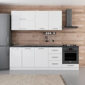 Minar 250 Cm Mutfak Dolabı Beyaz 250-B6 thumbnail 1