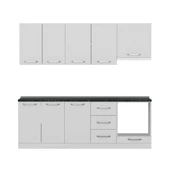 Minar 230 Cm Mutfak Dolabı Beyaz 230-B8 thumbnail 5