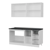 Minar 170 Cm Mutfak Dolabı Beyaz Dore 170-D1 thumbnail 4