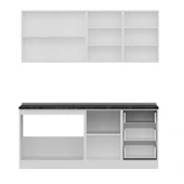 Minar 190 Cm Mutfak Dolabı Beyaz 190-B2 - 2