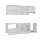 Minar 245 Cm Mutfak Dolabı Beyaz Dore 245-D6 thumbnail 7