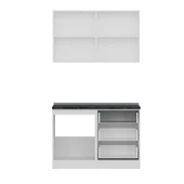 Minar 120 Cm Mutfak Dolabı Beyaz 120-B2 thumbnail 2