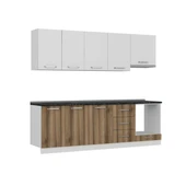 Minar 250 Cm Mutfak Dolabı Beyaz Dore 250-D5 thumbnail 6