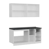 Minar 170 Cm Mutfak Dolabı Beyaz Antrasit 170-A1 - 7