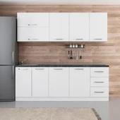 Minar 225 Cm Mutfak Dolabı Beyaz 225-B1 thumbnail 1