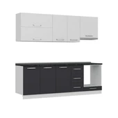 Minar 235 Cm Mutfak Dolabı Beyaz Antrasit 235-A8 thumbnail 6