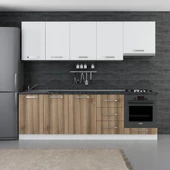 Minar 250 Cm Mutfak Dolabı Beyaz Dore 250-D5 thumbnail 1