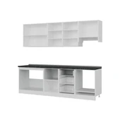 Minar 250 Cm Mutfak Dolabı Beyaz Dore 250-D5 thumbnail 4