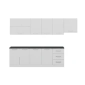 Minar 300 Cm Mutfak Dolabı Beyaz 300-B8 thumbnail 2