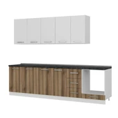 Minar 280 Cm Mutfak Dolabı Beyaz Dore 280-D9 - 4