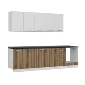 Minar 280 Cm Mutfak Dolabı Beyaz Dore 280-D9 - 3