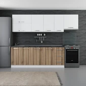 Minar 275 Cm Mutfak Dolabı Beyaz Dore 275-D4 thumbnail 1