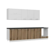 Minar 300 Cm Mutfak Dolabı Beyaz Dore 300-D7 thumbnail 3