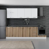 Minar 285 Cm Mutfak Dolabı Beyaz Dore 285-D3 thumbnail 1