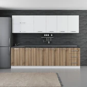 Minar 275 Cm Mutfak Dolabı Beyaz Dore 275-D2 thumbnail 1