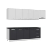 Minar 295 Cm Mutfak Dolabı Beyaz Antrasit 295-A4 thumbnail 3