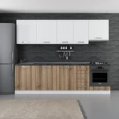 Minar 275 Cm Mutfak Dolabı Beyaz Dore 275-D8 thumbnail 1