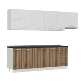 Minar 280 Cm Mutfak Dolabı Beyaz Dore 280-D7 thumbnail 3